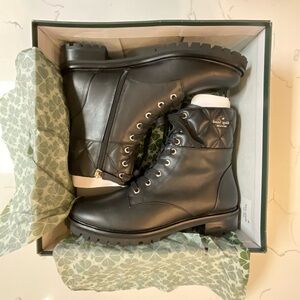 Kat Spade Classic Black Women's Combat Boots
